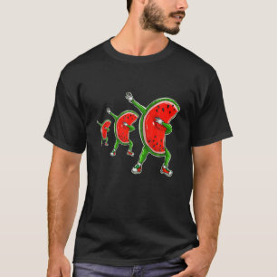 Dabbing Watermelon Kawaii Dab Fruit Melon Lover Da T-Shirt