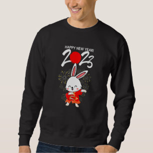 Dabbing Year Of The Rabbit Happy Chinese New Year  Sweatshirt