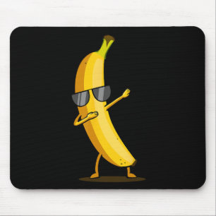 Dabbing Yellow Banana - Dab Funny Dancing Fruit  Mouse Pad