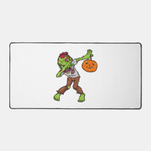 Dabbing Zombie Halloween Dab Funny Gift design Desk Mat