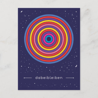 dabeibleiben postcard