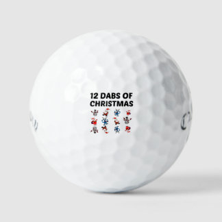 DABS OF CHRISTMAS GOLF BALLS