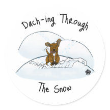 Dach-ing through the snow