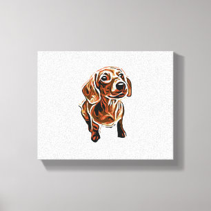 Dachshund 1 canvas print