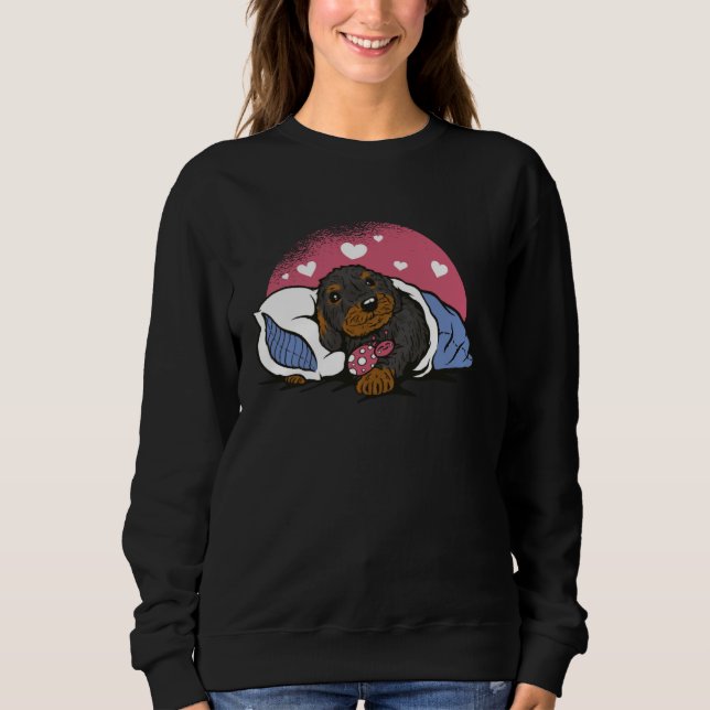 Dachshund  1 sweatshirt (Front)