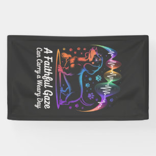 Dachshund A Faithful Gaze Can Carry A Weary Day Banner