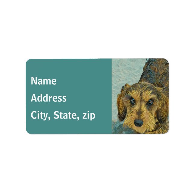 Dachshund address labels (Front)