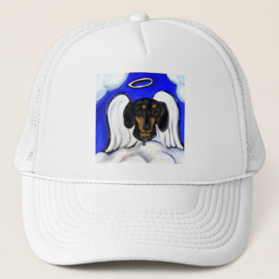 Dachshund Angel Trucker Hat