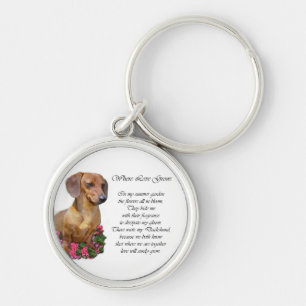 Dachshund Art Gifts Key Ring