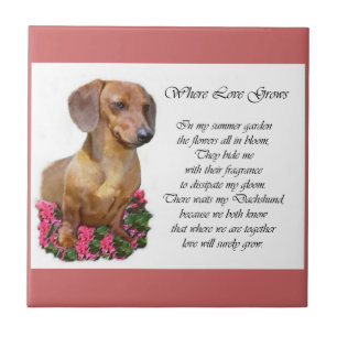 Dachshund Art Gifts Tile