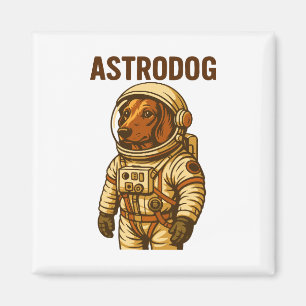 Dachshund Astronaut Wiener Dog Astrodog Magnet