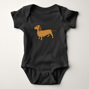 Dachshund Baby Bodysuit