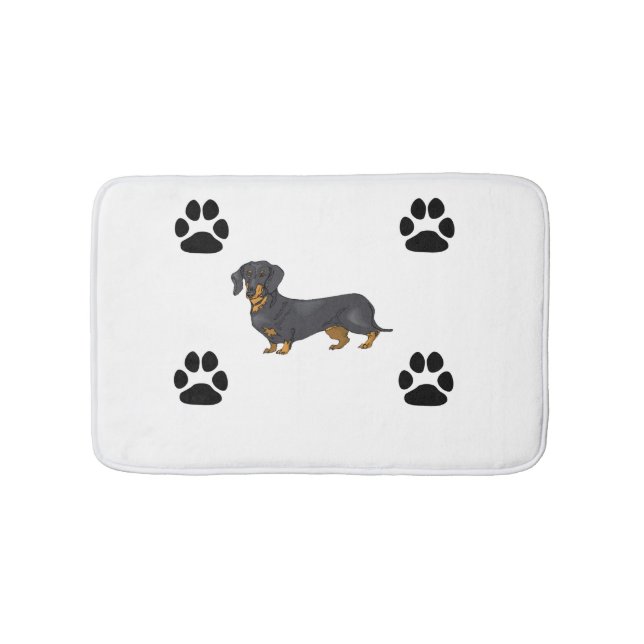 Dachshund Bath Mat (Front)