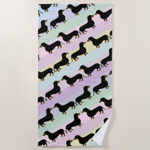 Dachshund Beach Towel