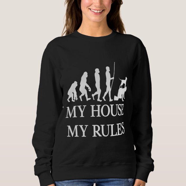 Dachshund Beagle Dog Owner Evolution Sweatshirt (Front)