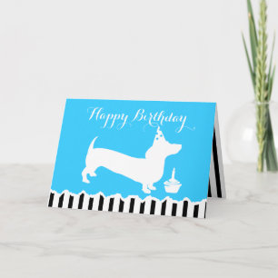 Dachshund Birthday Card