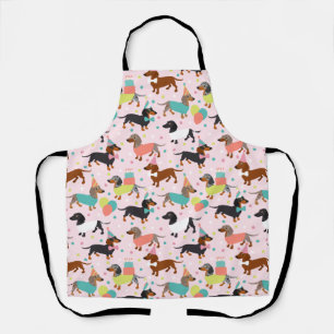 Dachshund Birthday Party Celebration Apron