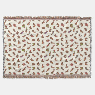 Dachshund Birthday Throw Blanket