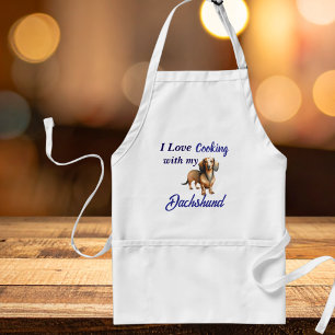 Dachshund Brown Cooking Standard Apron