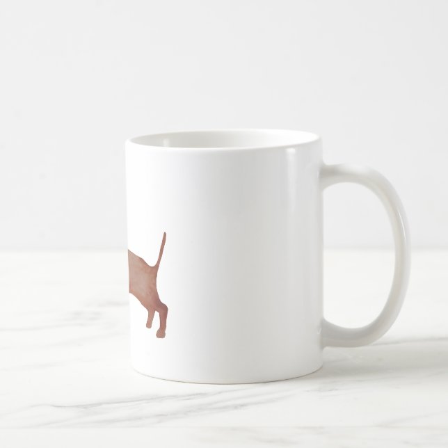 Dachshund Brown Dog  325 ml  Classic White Mug (Right)
