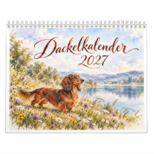 Dachshund Calendar 2027