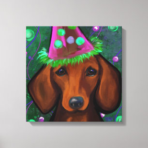 DACHSHUND CANVAS PRINT