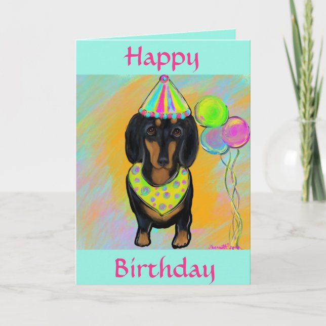 Dachshund Card (Front)