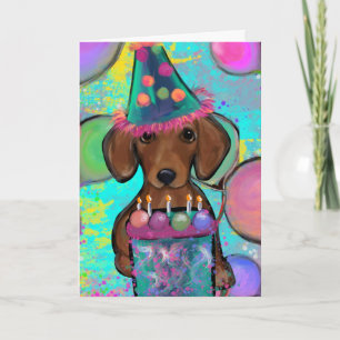 Dachshund Card