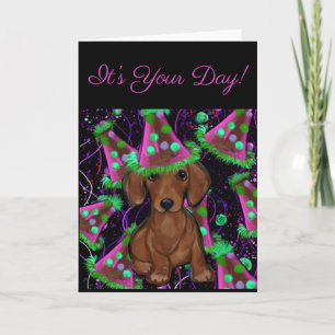 Dachshund Card