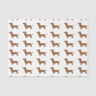 Dachshund Cartoon Tissue Paper
