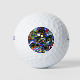  Dachshund  Cartoons Golf Balls