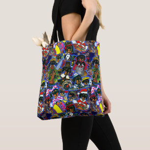  Dachshund  Cartoons Tote Bag