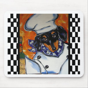 Dachshund Chefs Mouse Pad
