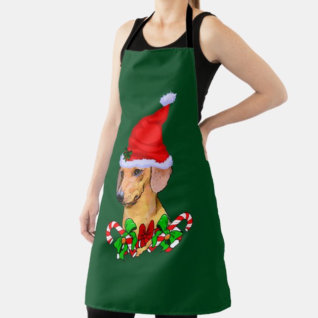 Dachshund Christmas Apron (Insitu)