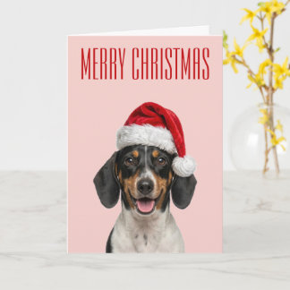 Dachshund Christmas Cheer Card