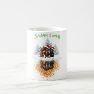 Dachshund Christmas Is Coming Cute Dog Graphic Tee Coffee Mug