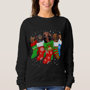 Dachshund Christmas Shirt Dachshund Dog Cute Socks