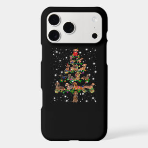 Dachshund Christmas Tree Covered By Flashlight