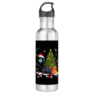 Dachshund Christmas Tree Funny Dog 710 Ml Water Bottle