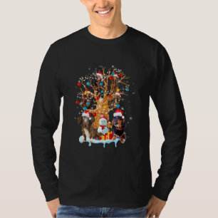 Dachshund Christmas Tree Ornament For Dog T-Shirt