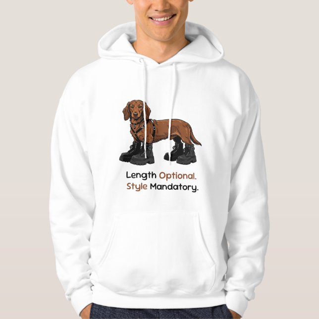 Dachshund Chunky Boots Funny Dog Gift Shirt (Front)
