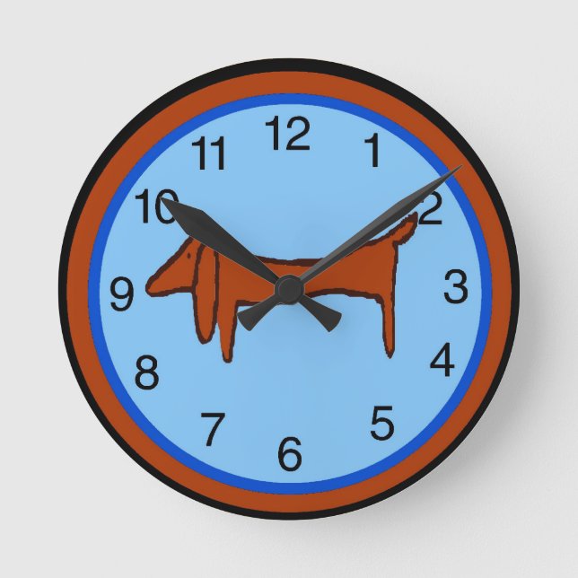 Dachshund Clock (Front)