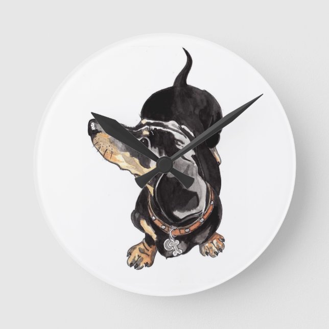 Dachshund clock (Front)