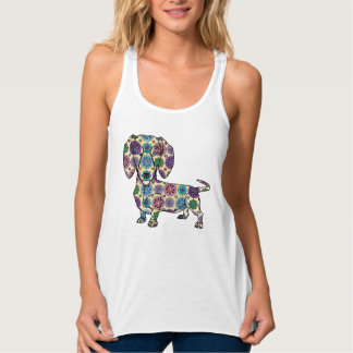 Dachshund - Coloured Tank Top