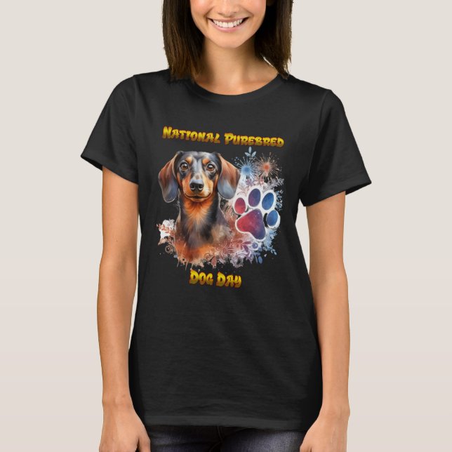Dachshund Connection: A Pawesome Bond T-Shirt (Front)