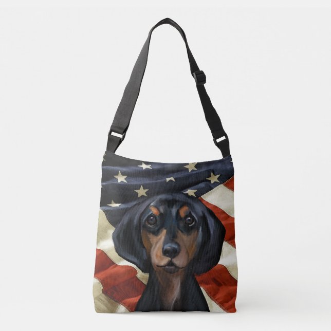 DACHSHUND CROSSBODY BAG (Front)
