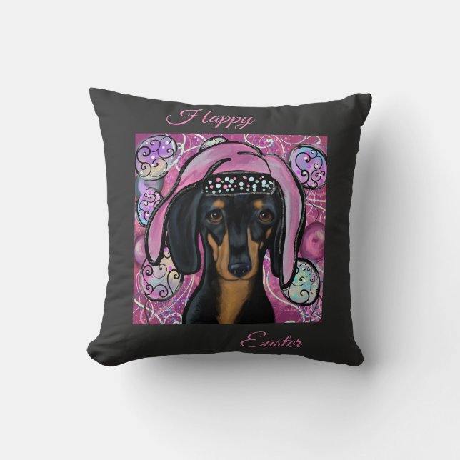 DACHSHUND     CUSHION (Front)