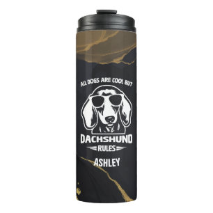 Dachshund Cute Gift for Dog Dad Dog Mum Thermal Tumbler