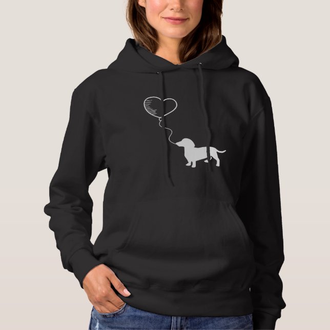 Dachshund Dachshund  Dachshund Hoodie (Front)