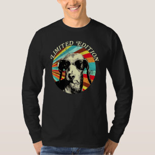 Dachshund Dachshund Dog Silhouette Sunglasses Retr T-Shirt